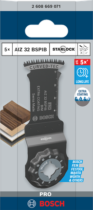 Bosch PRO AIZ 32 BSPIB 切入式刀片 32×50 毫米 5 件.
